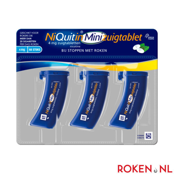 NiQuitin Mini zuigtablet 4 mg