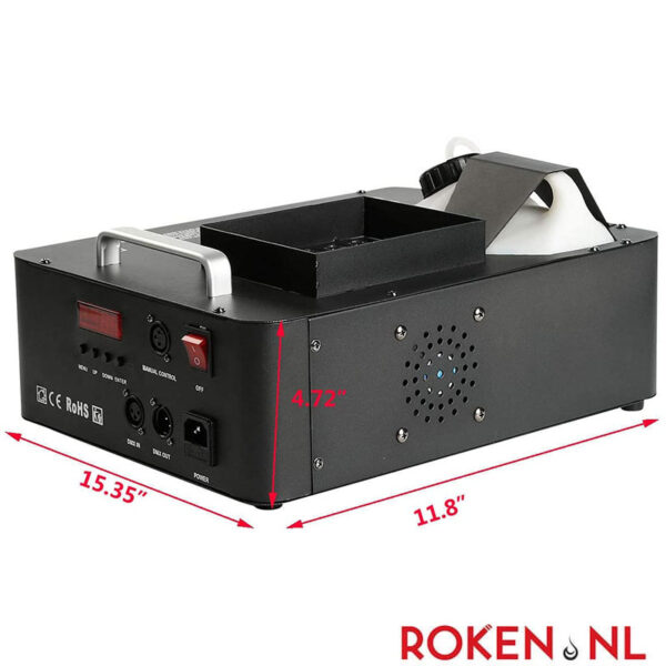 Rookmachine maten