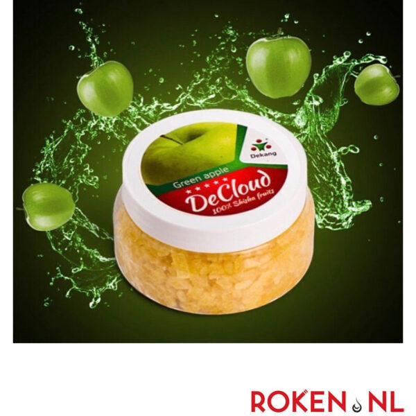 Groene appel tabak waterpijp